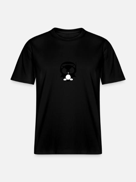 beat owl - beat eule -  RELAXED FIT Unisex Organic T-Shirt - Schwarz