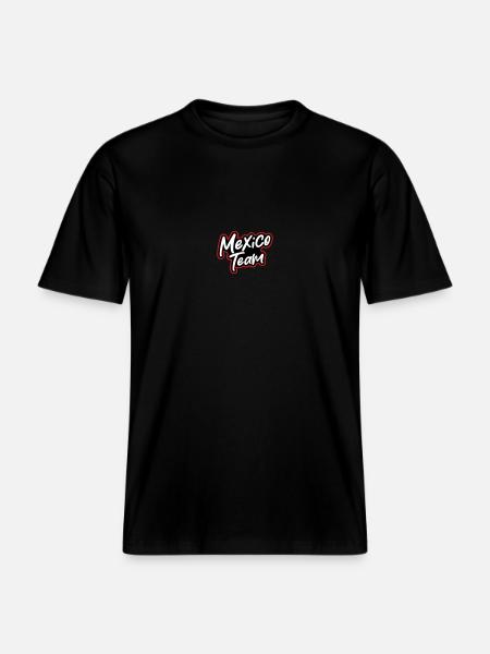 Mexico Team - RELAXED FIT Unisex Organic T-Shirt - black
