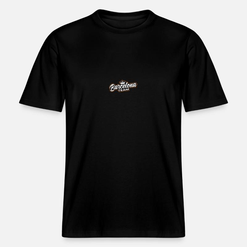 L’équipe de Barcelone -  T-shirt unisexe RELAXED FIT en coton bio - noir