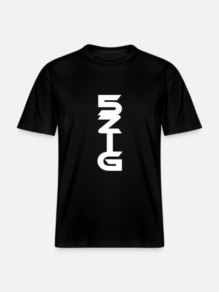 5 zig fünfzig - RELAXED FIT Unisex Organic T-Shirt - Schwarz