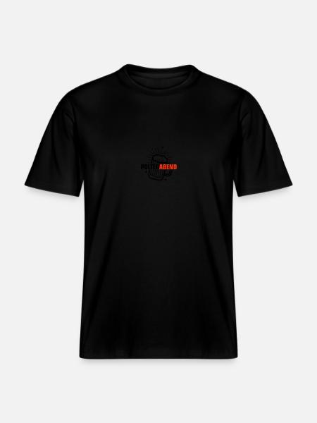 Polterabend Bier - RELAXED FIT Unisex Organic T-Shirt - Schwarz
