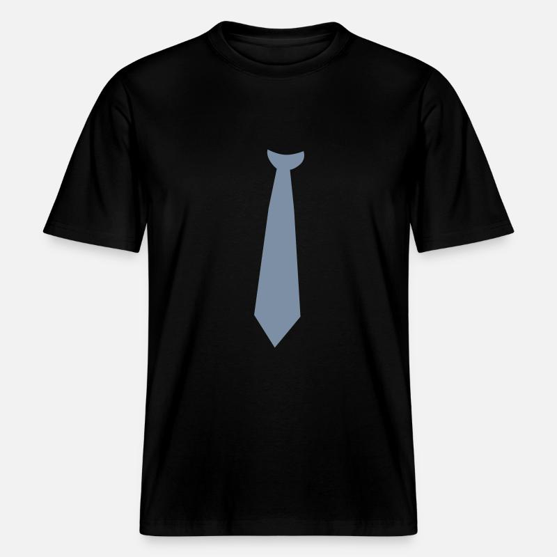 schlips -  RELAXED FIT Unisex Organic T-Shirt - Schwarz