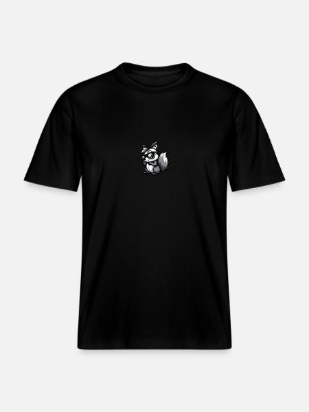 Skunk Cool Comic - RELAXED FIT Unisex Organic T-Shirt - black