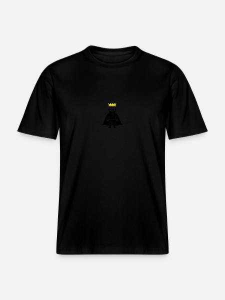 King -  RELAXED FIT Unisex Organic T-Shirt - black