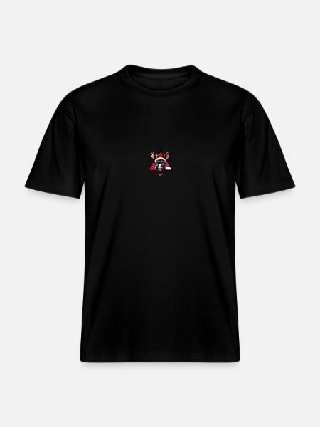 Donkey Christmas Cool - RELAXED FIT Unisex Organic T-Shirt - black