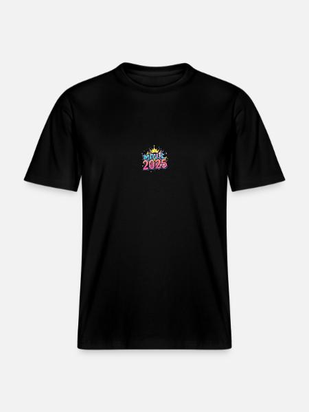 Malle 2025 Krone - RELAXED FIT Unisex Organic T-Shirt - black