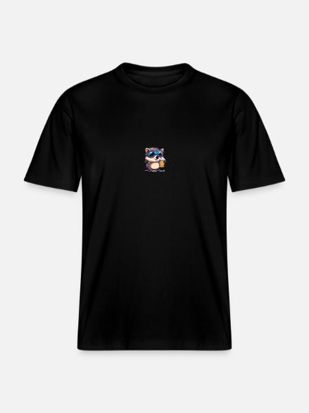 Igel Apres Ski Bier -  RELAXED FIT Unisex Organic T-Shirt - Schwarz