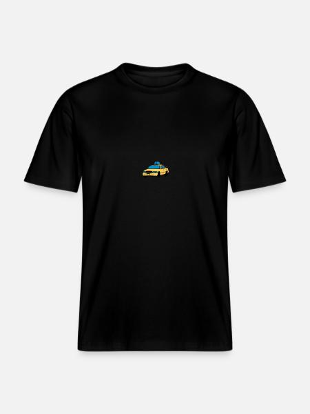 Taxi -  RELAXED FIT Unisex Organic T-Shirt - Schwarz