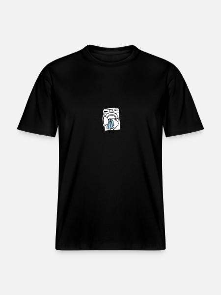Waschmaschine -  RELAXED FIT Unisex Organic T-Shirt - Schwarz