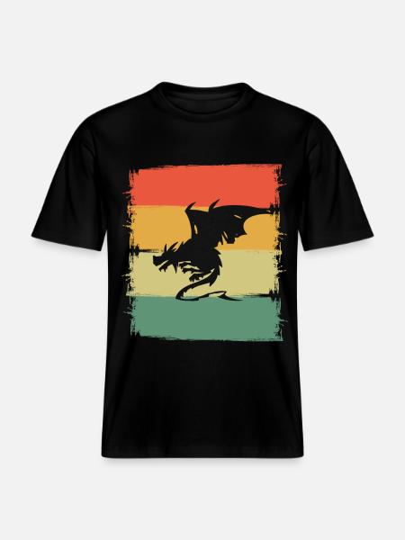 Dragon Dragon -  RELAXED FIT Unisex Organic T-Shirt - black