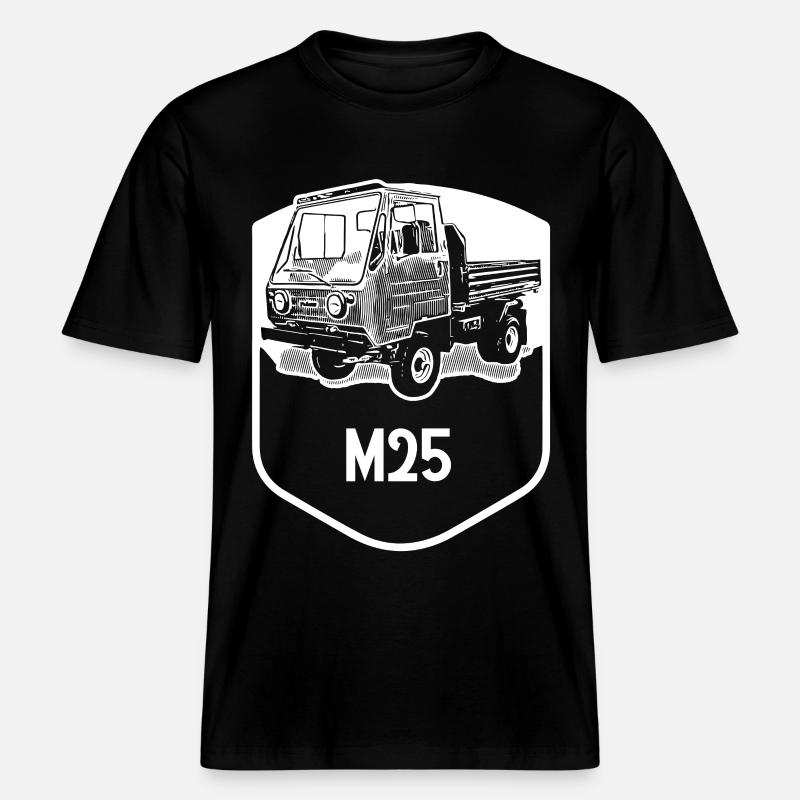 Multicar M25 - RDA - Classique -  T-shirt unisexe RELAXED FIT en coton bio - noir