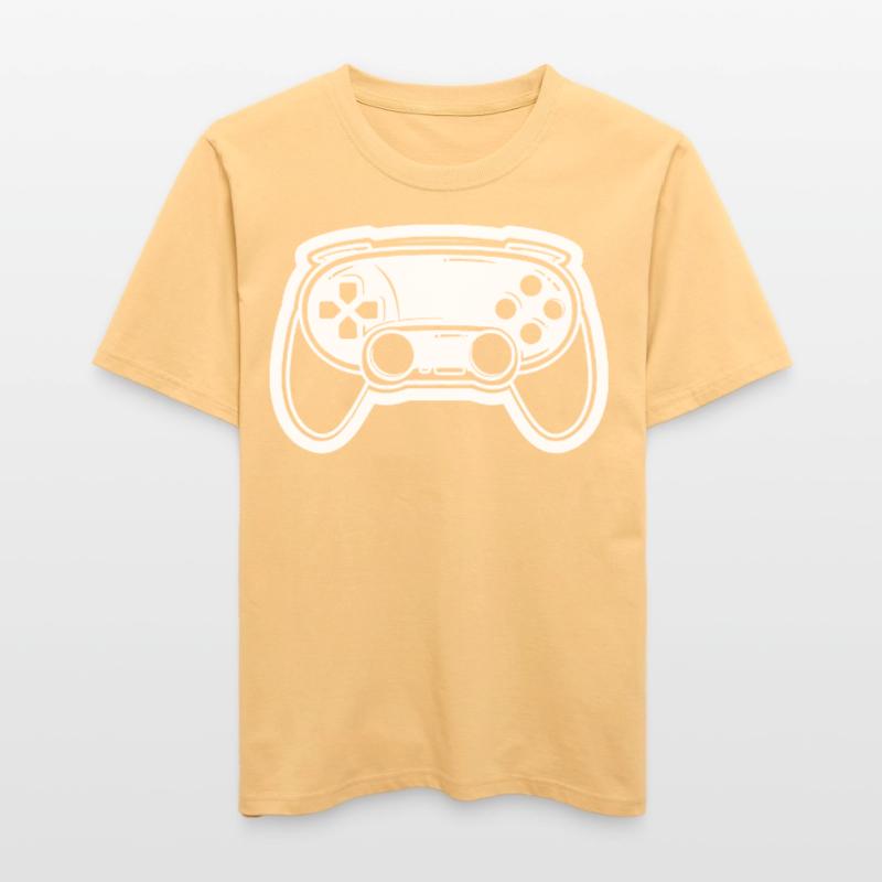 Videospiel Controller Zeichnung  RELAXED FIT Unisex Organic T-Shirt