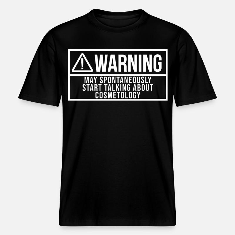 Cosmetology -  RELAXED FIT Unisex Organic T-Shirt - black