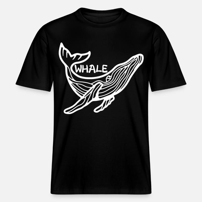 Le géant des mers -  T-shirt unisexe RELAXED FIT en coton bio - noir