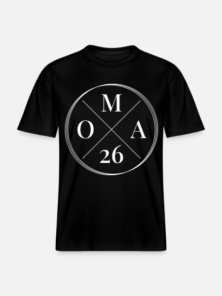 Oma 2026 - RELAXED FIT Unisex Organic T-Shirt - Schwarz