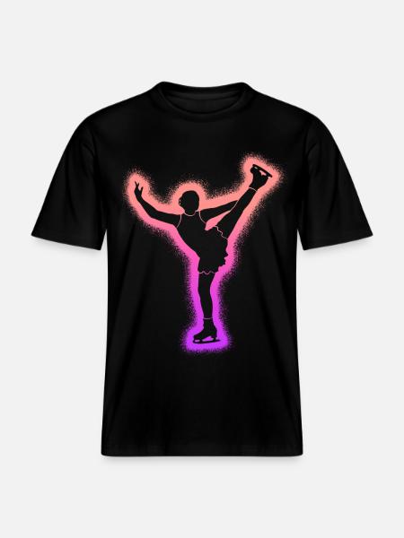 Eiskunstläuferin Eislaufen Mädchen Eiskunstlauf - RELAXED FIT Unisex Organic T-Shirt - black