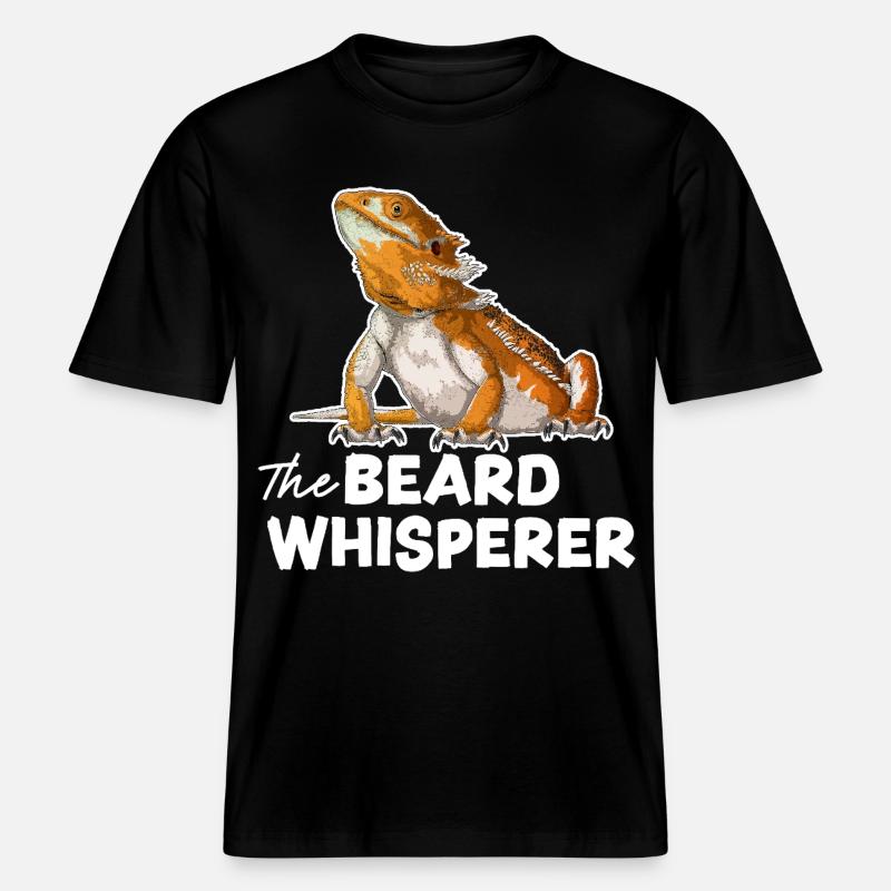 Der Bartflüsterer -  RELAXED FIT Unisex Organic T-Shirt - Schwarz