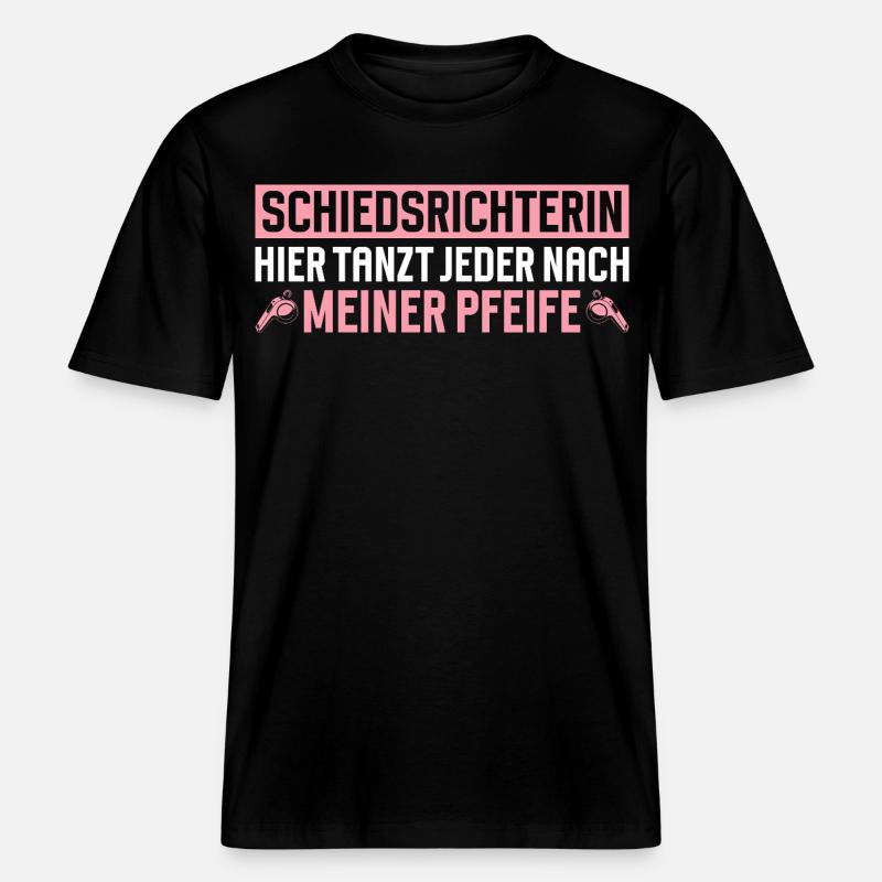 Referee Referee Gift - RELAXED FIT Unisex Organic T-Shirt - black