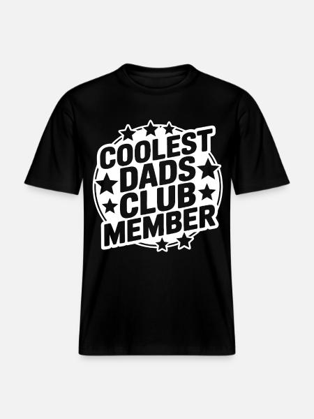 Super Papa Club - RELAXED FIT Unisex Organic T-Shirt - black