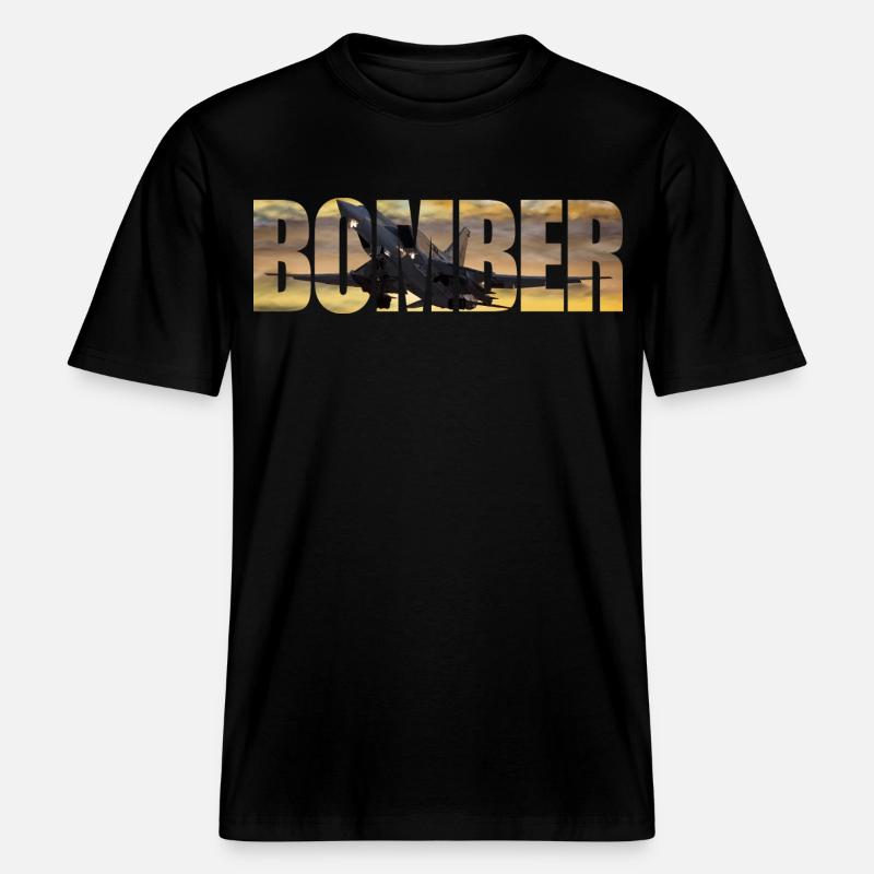 bombardier Tu-22 M3 -  T-shirt unisexe RELAXED FIT en coton bio - noir