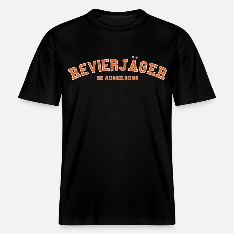 Revierjäger Beruf in Ausbildung -  RELAXED FIT Unisex Organic T-Shirt - Schwarz