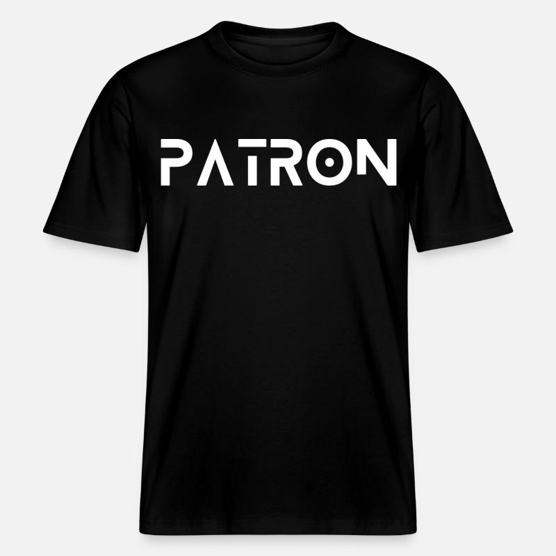 El Patron – Le look du chef - T-shirt unisexe RELAXED FIT en coton bio - noir