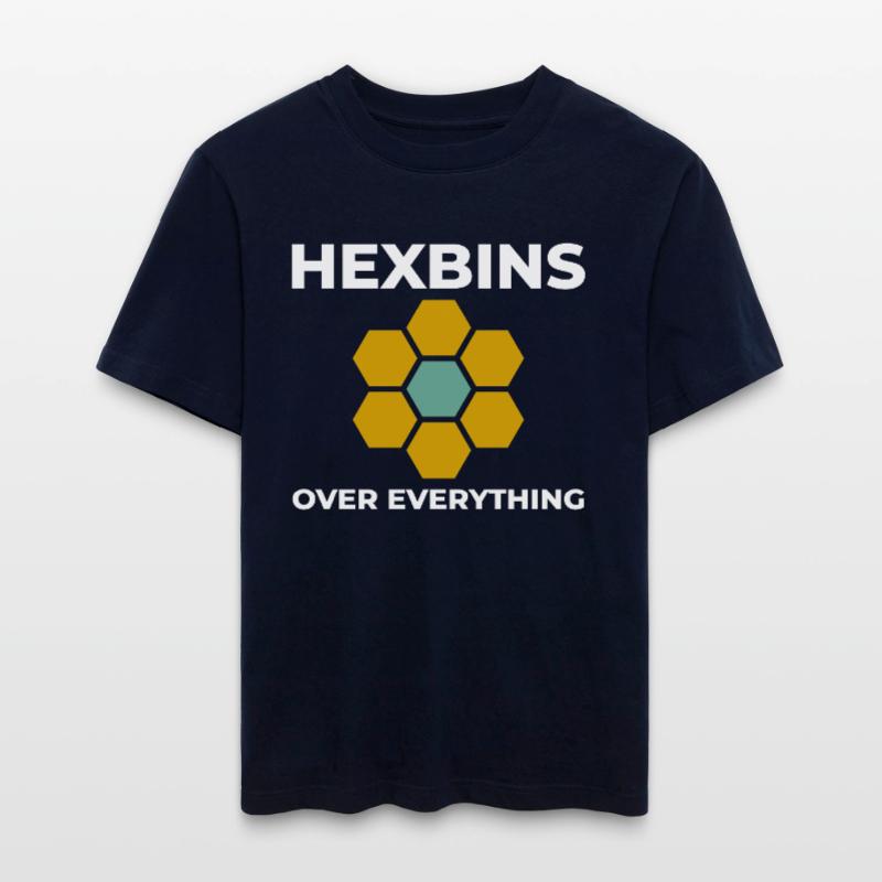 Hexbins Data Visualization GIS Mapping Spatial  RELAXED FIT Unisex Organic T-Shirt