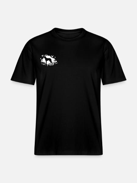 Koolie Hunde Hunderasse Wilsigns - RELAXED FIT Unisex Organic T-Shirt - Schwarz