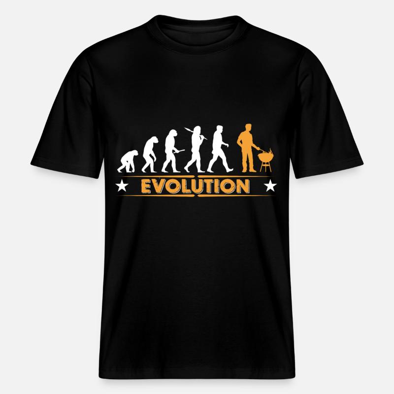 Barbecue - Grillmeister - Evolution - T-shirt unisexe RELAXED FIT en coton bio - noir