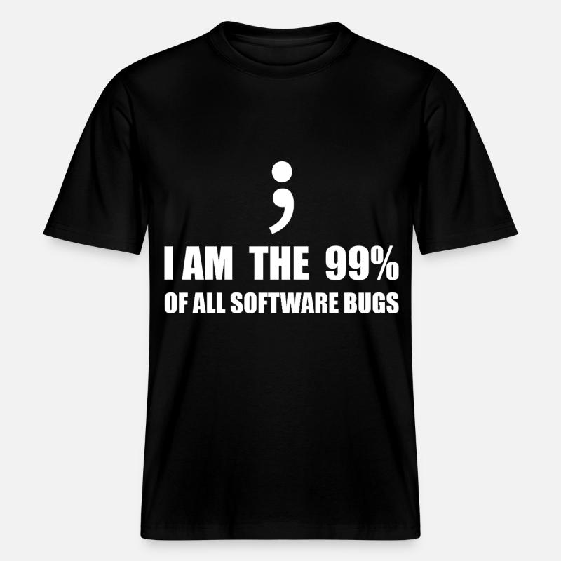 Programmeur Computer Scientist -  T-shirt unisexe RELAXED FIT en coton bio - noir