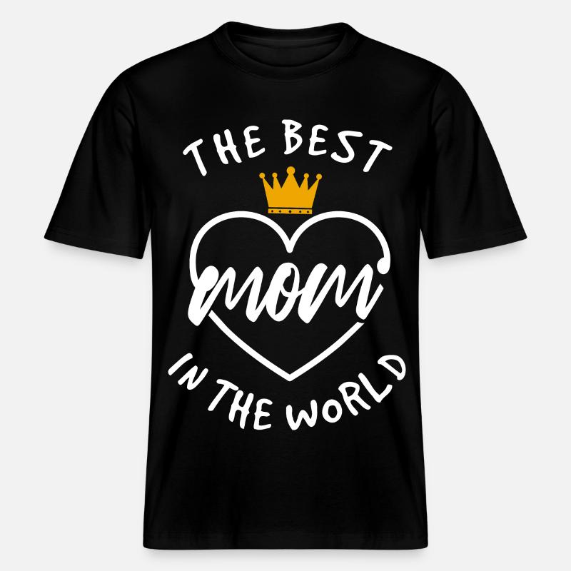 Die beste Mutter der Welt - RELAXED FIT Unisex Organic T-Shirt - Schwarz