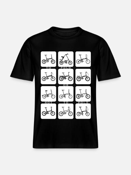 FALTEN ODER NICHT FALTEN (umkehren) - RELAXED FIT Unisex Organic T-Shirt - Schwarz