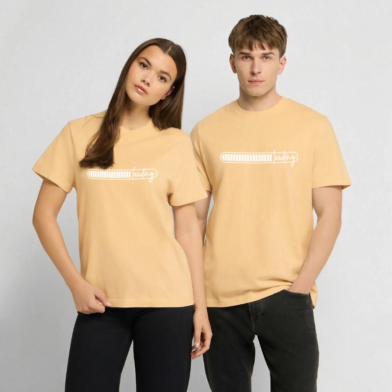 loading bar - loading - loading  RELAXED FIT Unisex Organic T-Shirt