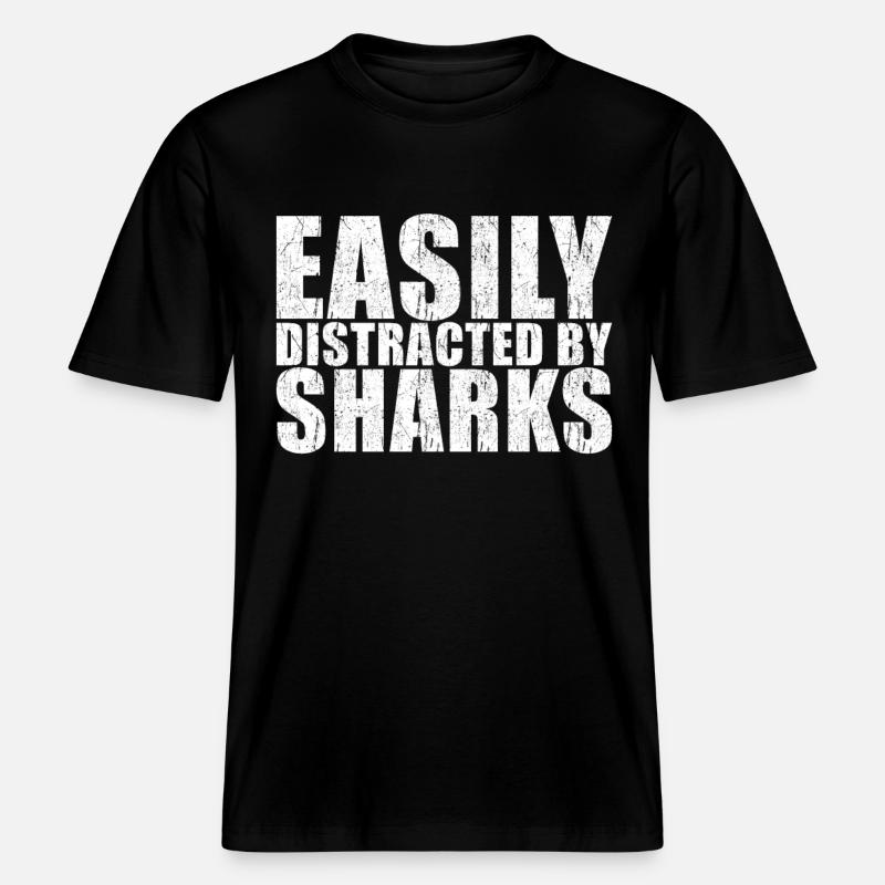 Hai Spruch -  RELAXED FIT Unisex Organic T-Shirt - Schwarz