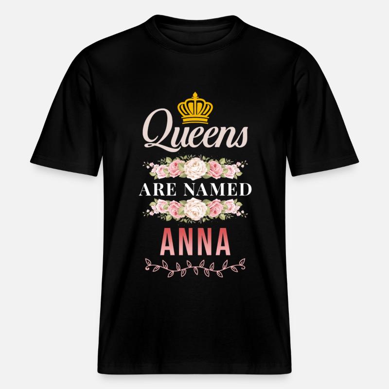 Anna Spruch Geschenk - RELAXED FIT Unisex Organic T-Shirt - Schwarz