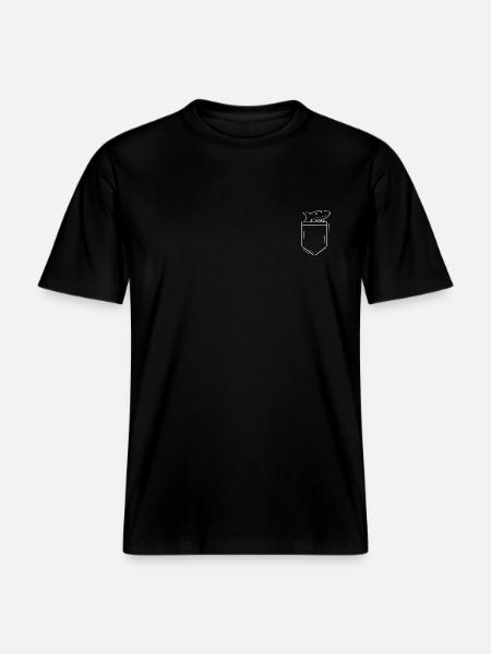 Hai - RELAXED FIT Unisex Organic T-Shirt - Schwarz