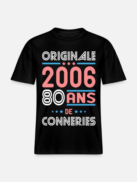 Original – 2006 – 20 Jahre - RELAXED FIT Unisex Organic T-Shirt - Schwarz