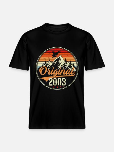Original 2003 -  RELAXED FIT Unisex Organic T-Shirt - black