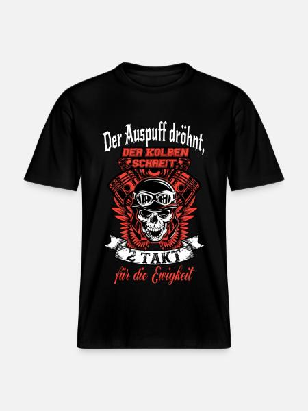 der Auspuff - RELAXED FIT Unisex Organic T-Shirt - Schwarz