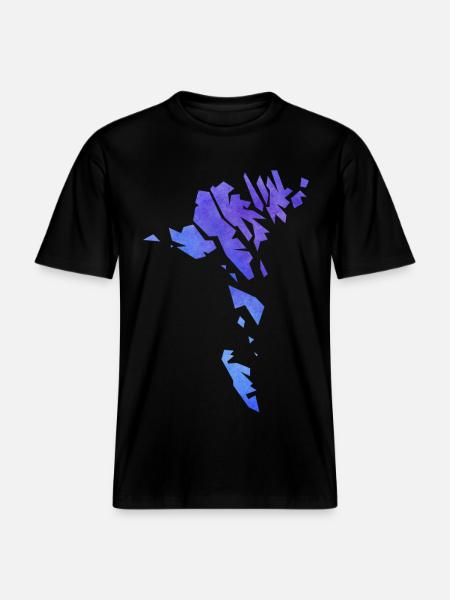 faroe - RELAXED FIT Unisex Organic T-Shirt - black