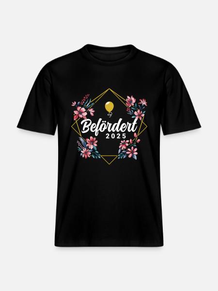 Befördert 2025 - RELAXED FIT Unisex Organic T-Shirt - Schwarz