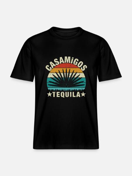 Tequila Casamigos -  RELAXED FIT Unisex Organic T-Shirt - Schwarz