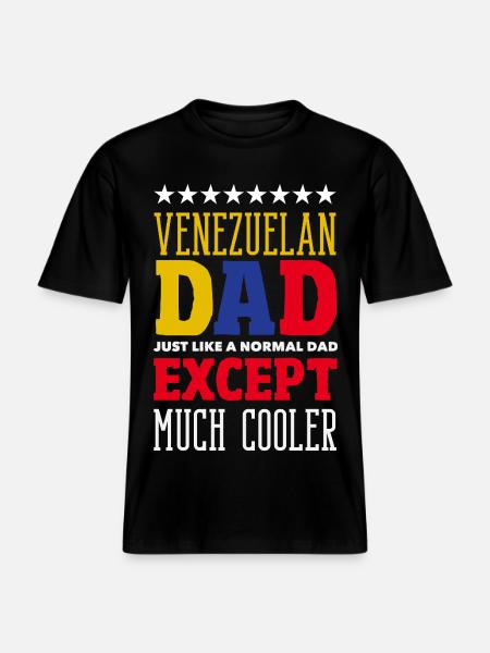 Venezuela Flag Pride & Home Venezuela - RELAXED FIT Unisex Organic T-Shirt - black