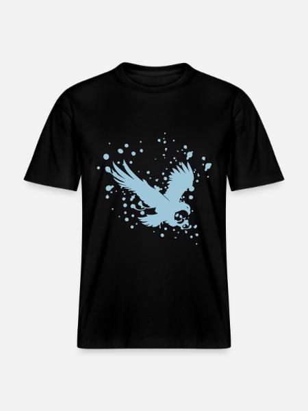 eagle raptor fugl Águila rapaz gieriger Adler -  Økologisk unisex T-shirt RELAXED FIT - sort