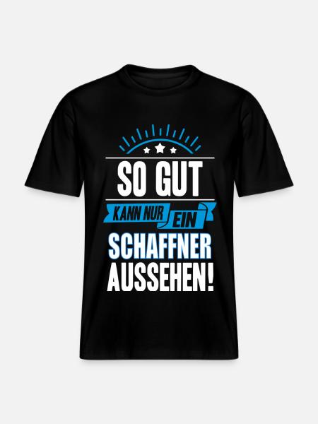 SCHAFFNER -  RELAXED FIT Unisex Organic T-Shirt - Schwarz