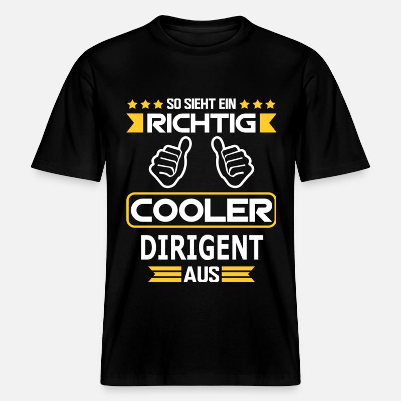 DIRIGENT -  RELAXED FIT Unisex Organic T-Shirt - Schwarz