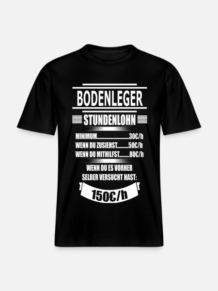 BODENLEGER -  RELAXED FIT Unisex Organic T-Shirt - Schwarz