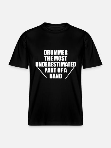 DRUMSTICKS - DRUMSTICKS - INSTRUMENT - RELAXED FIT Unisex Organic T-Shirt - black