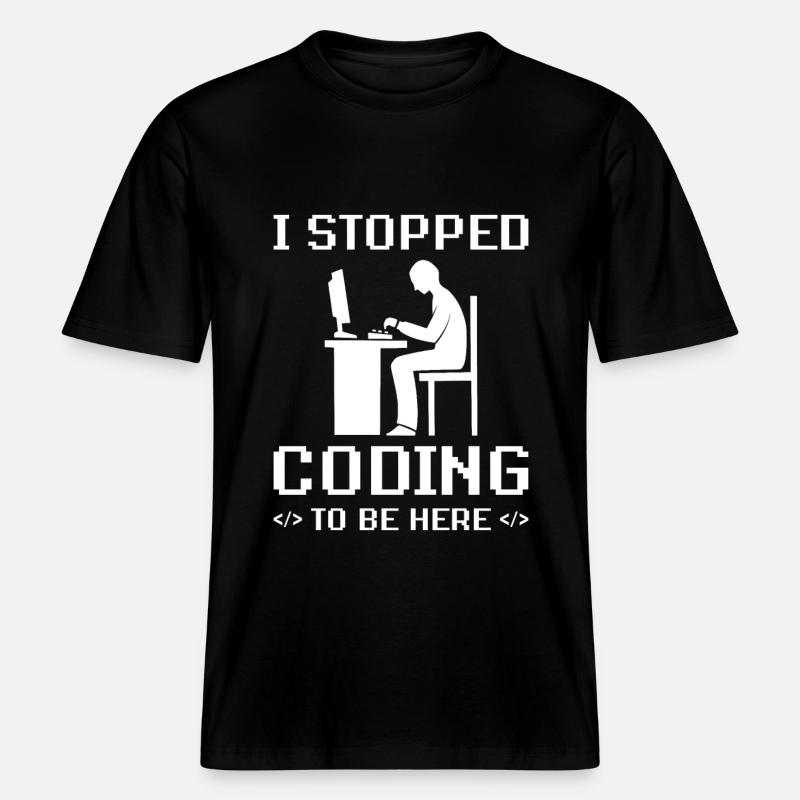 Programmer gift -  RELAXED FIT Unisex Organic T-Shirt - black