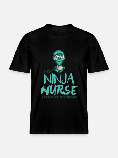 Best nurse funny -  RELAXED FIT Unisex Organic T-Shirt - black